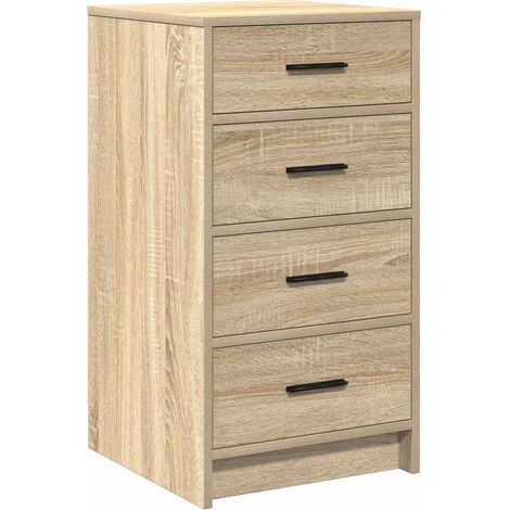 Sideboard Sonoma oak 40 x 41 x 75 cm Engineered wood vidaXL