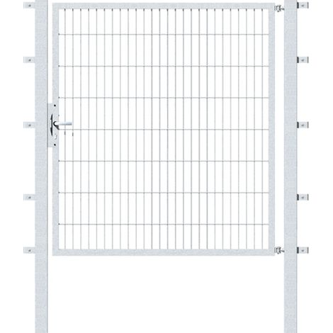 ALBERTS Einzeltor Flexo, feuerverzinkt, lichte BxH1500x1600, PF80x80/2300mm (1/3)