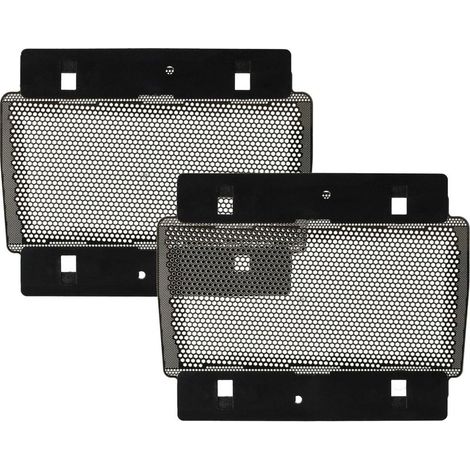 vhbw 2x Grilles de rasoir compatibles Braun Series 3 3710 3615 3315 3305 3614 3612 3610 3105 3600 noir argenté (1/4)