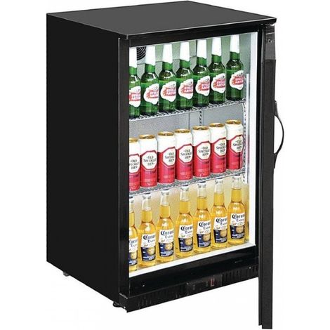 Arrière-bar 1 porte battante 138 Litres noir, 180 W, 220V - MONO (1/5)