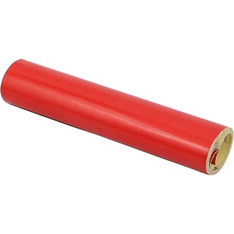 15 cm Breite 1 M Länge Einseitiger Klebstoff Reflektierendes Sicherheitswarnband Rot (1/3)