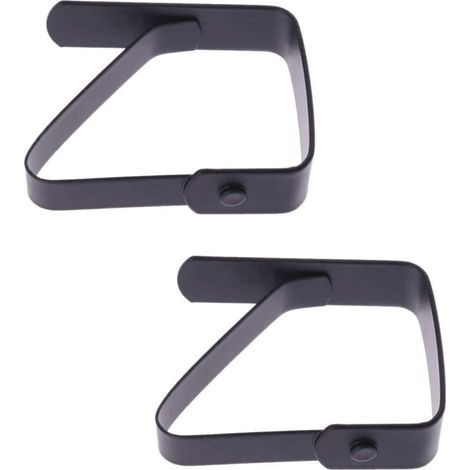 Pinces à Nappe en Acier Inoxydable Réglable Nappe Clip Acier Pinces à Nappe Ensemble Pince à Nappe en Métal Pince à Nappe Extérieure pour Pique-Niques, Mariages,épaisseur de Bureau 3-5cm,6 Pièces (1/5)