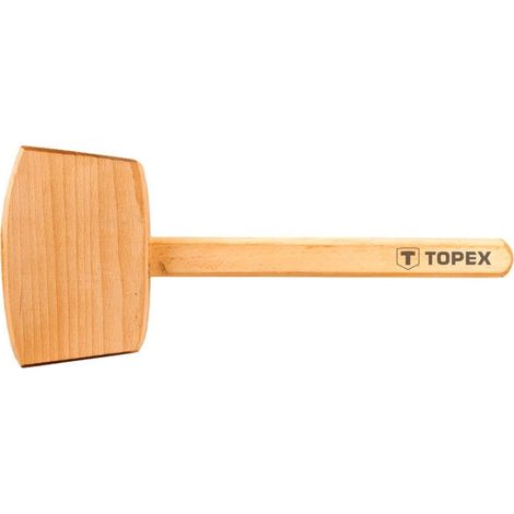 Martillo de madera de 500 g con mango de madera.