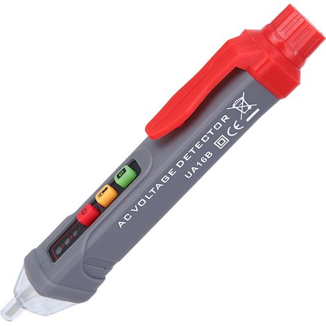 Kit de test de tension pour électricien, outil de test portable sans contact, alarme sonore et LED pour courant alternatif. (1/5)