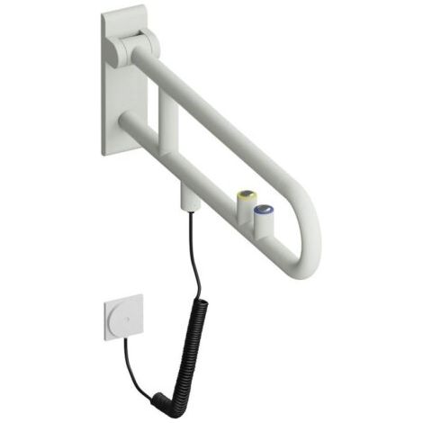 HEWI 801.50B500 97 poignée SK, pivotante, mate (1/2)