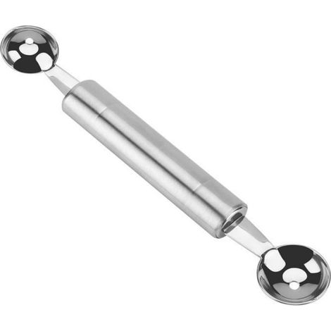 Couteau à découper les fruits en acier inoxydable Pastèque Couteau à découper Outils de cuisine Ustensile (bouts de boule) (1/4)
