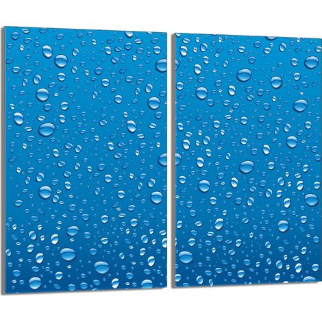 Glasschutzplatte für den Herd 2x30x52 Tropfen (1/5)