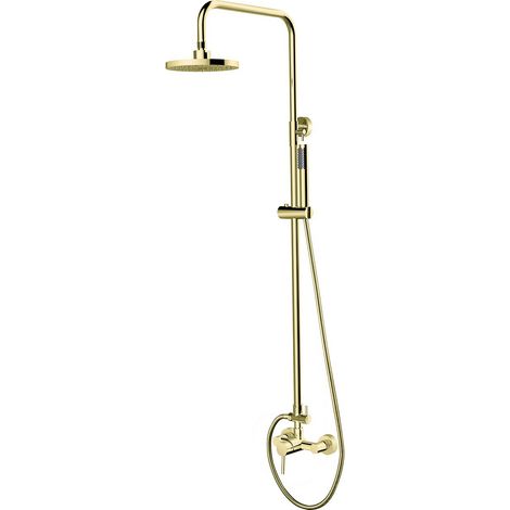 Aufputz-Duschset „Decco Illusion Light Gold“ von Besco (1/2)