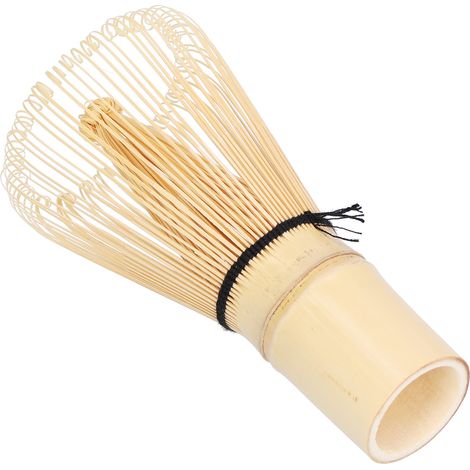 Outil à matcha de style japonais : fouet à thé en bambou, brosse pour bol à matcha, accessoires pour le thé (jaune pâle) (1/5)