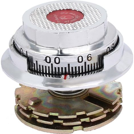 Casier verrouillage à cadran sécurisé en métal, 71mm x 62mm, code combinaison combinaisons