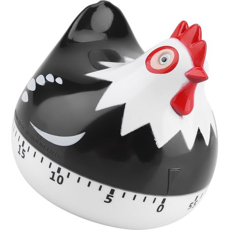 Minuteur de cuisine à motif poulet avec compte à rebours pour la cuisson et la pâtisserie (1/5)