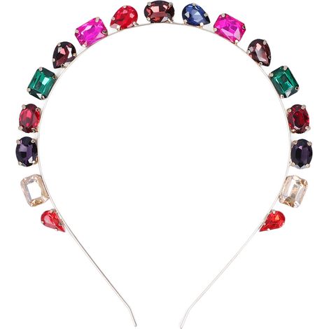 Bandeau strass premium, matériau haute durabilité, port confortable, couleurs vives, serre-tête CHT-714 (1/5)