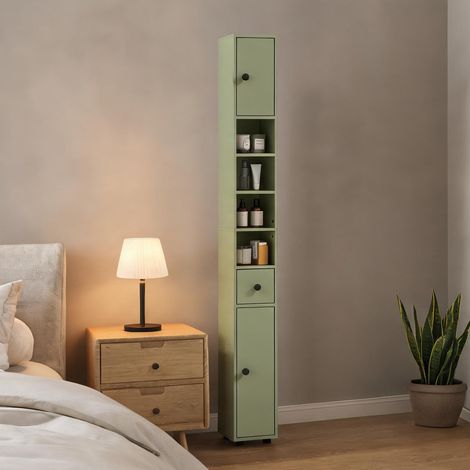 Armoire de rangement en panneau de particules 20 x 20 x 180 cm (1/5)