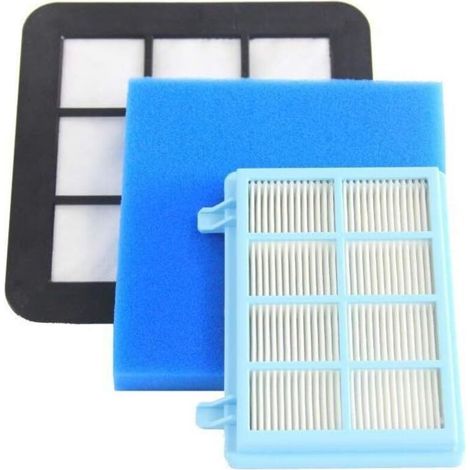 Kit de filtre en mousse lavable pour aspirateur Philips Power Pro Compact FC9331/09 FC9332/09 FC8010/01. Pièces détachées FC8010 (1/4)
