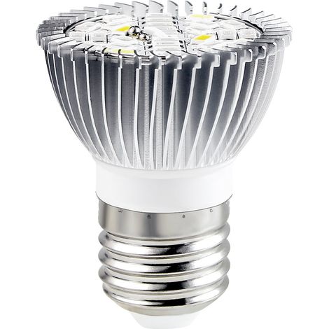 Ampoule de culture de plantes, ampoule de culture de plantes LED 18W E27 panneau haute puissance spectre complet LED serre hydroponique légumes en pot fleur plante cultiver ampoule intérieure cultiver