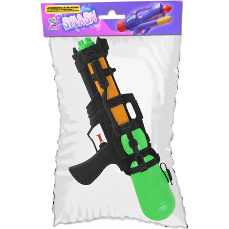 Pistola de Agua Marbueno Plástico Color Negro 38x17 cm
