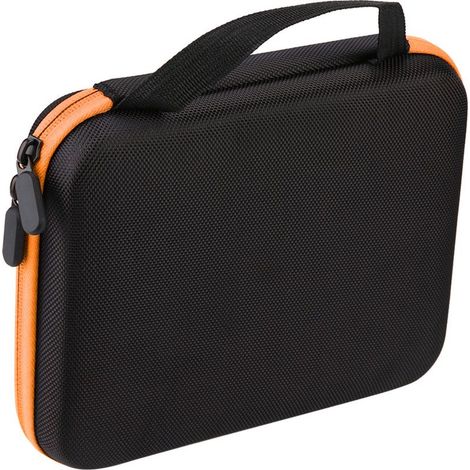 Boîte de rangement portable à 63 compartiments pour huiles essentielles d'aromathérapie (orange)