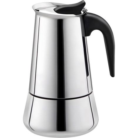 Machine à café expresso, machine à café à cuisinière, machine à café expresso, machine à café italienne 300 ml en acier inoxydable