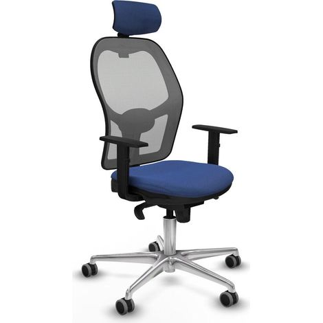 Piqueras y Crespo Jorquera Chaise de bureau bleu marine (1/3)