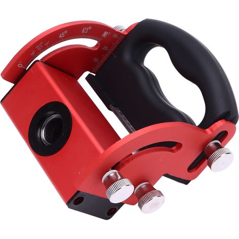 Guide de perçage réglable pour bois, durable avec angle variable, outil de précision pour forage. (1/5)