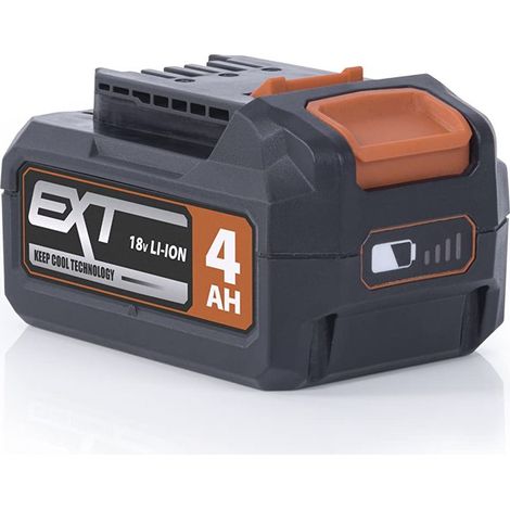Evolution Power Tools R18BAT-Li4 4Ah Batteria Li-Ion compatibile con Erbauer ed Evolution per utensili, carica rapida, caricabatterie non incluso, 18V (1/2)