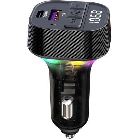 C50 Bluetooth-MP3-Player fürs Auto, Bluetooth-Empfänger, FM-Transmitter, Schnelllade-Autoladegerät -- C51 (1/4)