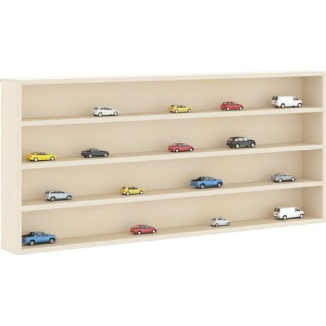 Maison Exclusive - Vitrine Murale Montage mural Beige 80 x 8,5 x 36 cm (1/5)