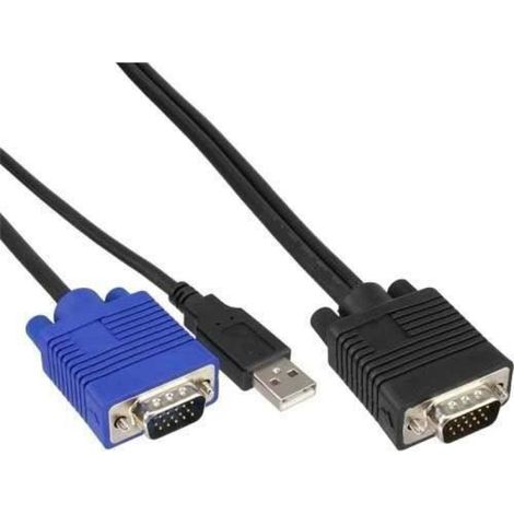 Câble KVM - USB - Pour Commutateur KVM 19 Pouces - Longueur 1,8 M - Lot De 1