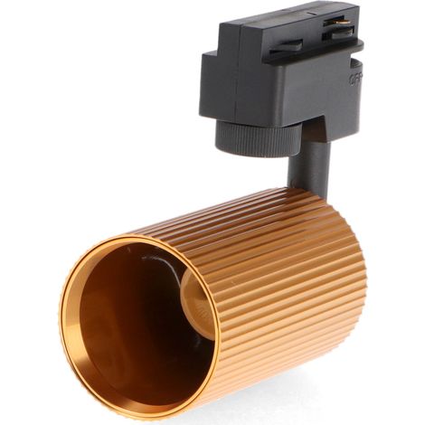 IluminaShop - Foco Portalamparas GU10 para Carril Gold Light Line Monofasico  IP20 (1/2)