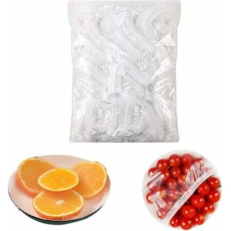 Film Alimentaire Reutilisable - 100 Pièces Sac de Conservation Alimentaire - Charlotte Alimentaire Reutilisable - Couvercle Tissus Alimentaire - Couvre Plat Reutilisable - Fresh Keeping Bags 100Pcs (1/4)