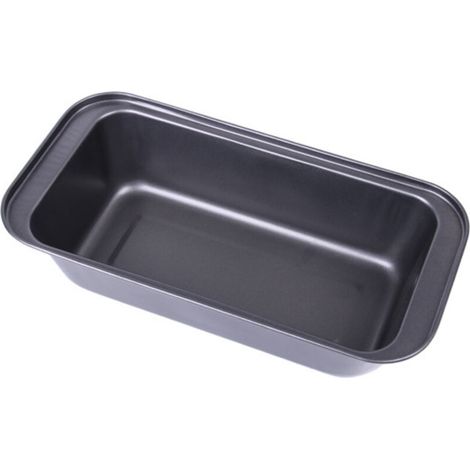 Moule à pain antiadhésif en acier au carbone avec poignée ergonomique, gris, pour pain fait maison, brownies et pound cakes, 1 pièce (1/5)