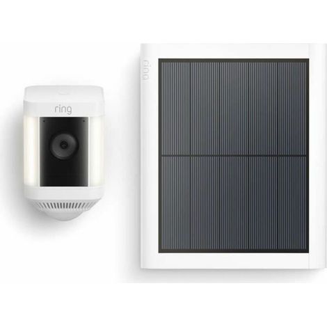 Ring Spotlight Cam Plus Battery Telecamera Bianca 1080p HD (1/5)