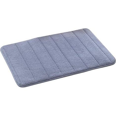 Tapis de bain paillasson 40x60cm tapis de douche antidérapant-absorbant lavable en machine (1/3)