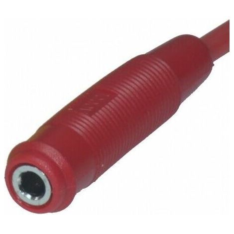 BS4506 Conector banana hembra 4mm rojo (1/3)