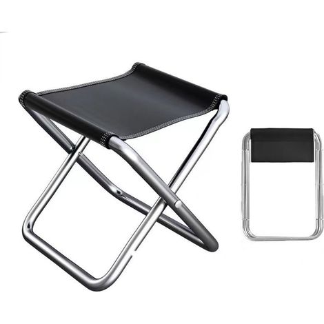 Tabouret Pliant Portable en Aluminium – Siège Léger pour Pêche, Randonnée et Camping