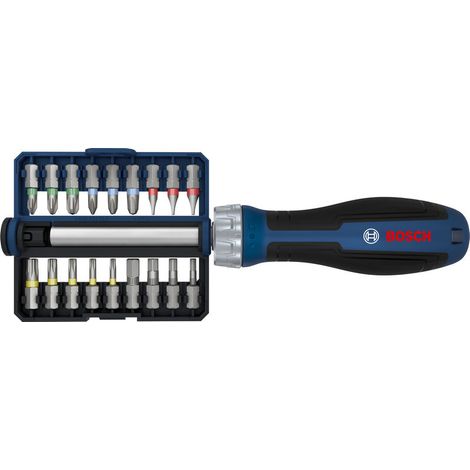Bosch Bit-Ratschenschraubendreher-Set 18 Bits - 1600A039PR (1/5)