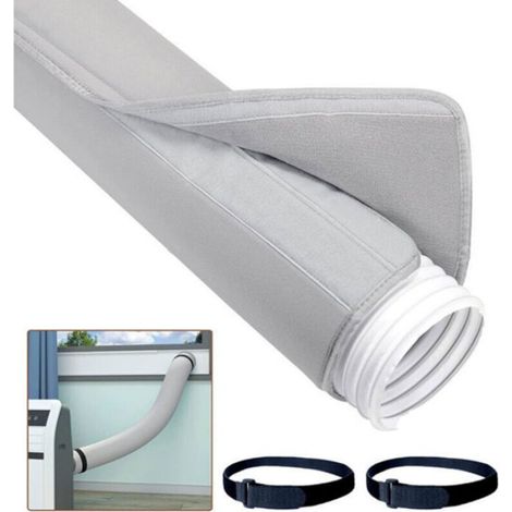 Manchon Protection Tuyau Climatiseur - Isolant EVA - Compatible Diamètre 12,7 cm et 15 cm - 152,4 cm x 127 cm - 1 Pièce (1/4)