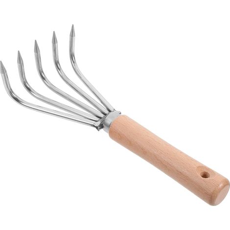 Ergonomischer Garten Handkultivator mit Holzgriff Kompakter