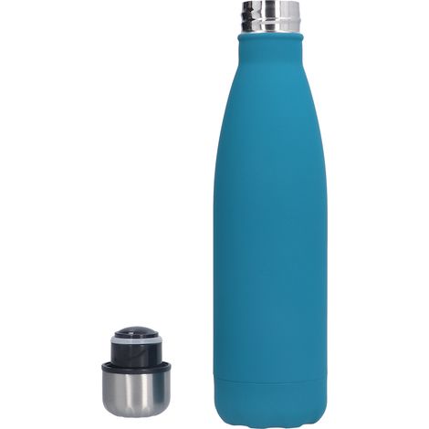 Bouteille isotherme 500 ml en acier inoxydable à double paroi, étanche, idéale pour le sport, la maison et les voyages. (1/5)