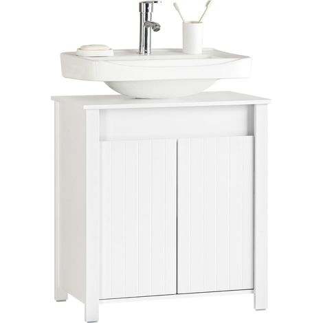 SoBuy Under Sink Cabinet Bathroom Vanity Unit,BZR101-W