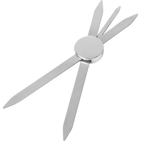 Règle à pochoir pour sourcils, outil de mesure et de traçage des sourcils, pour un positionnement et un équilibre optimaux, en acier inoxydable (1/5)