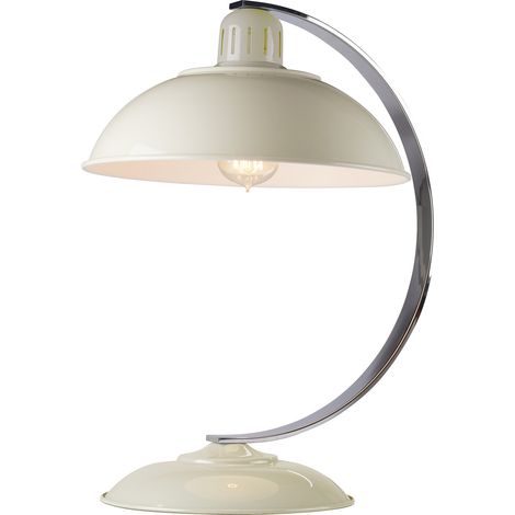 Elstead Franklin - Lampada da scrivania a 1 luce Oyster White, E27 (1/4)