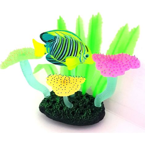 Décoration Plante Champignons Aquarium Fleurs Bulles Champignons Fleurissants Poissons Algues