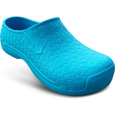 TAMS® Unisex Gartenclogs "Hex" aus leichtem EVA Hellblau 37