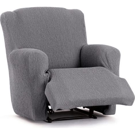 Funda sillón Troya elástico gris 60-90