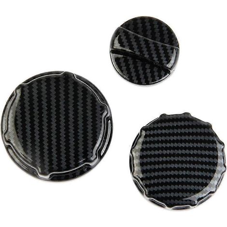 Bouchon d'huile, bouchon de liquide de frein, bouchon d'antigel, garniture pour accessoires intérieurs 2024 en fibre de carbone (1/5)