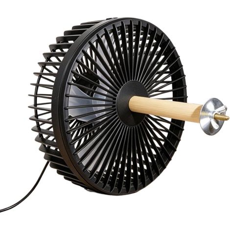 Ventilateur De Cage Pour Animaux De Compagnie, Avec Refroidissement Silencieux À 2 Vitesses, 6,5 X 7,09 X 2,95 Pouces, Ventilateur De Montage Sur Cage Rechargeable Par USB, Circulateur D'air Portable, (1/5)