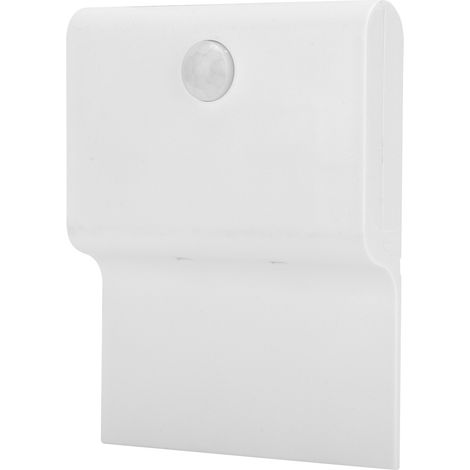 Lampe LED à détecteur de mouvement fonctionnant sur piles, veilleuse pour armoires, couloirs et usage domestique. (1/5)