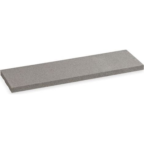 Cubremuros Duero 1 m - Losa plana con la mitad de juntas y cero óxido - 100 × 25 × 4 cm - Unidad - Gris (1/5)