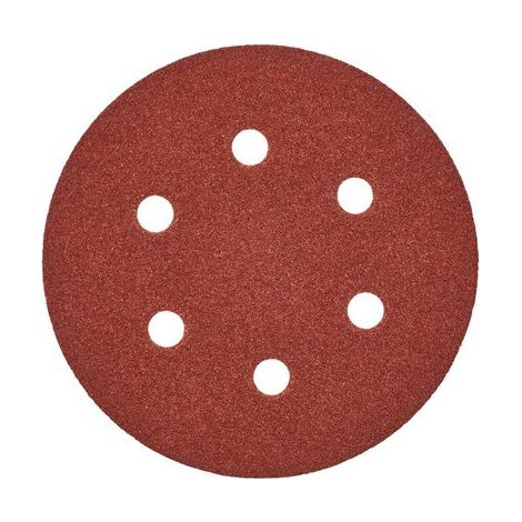 Milwaukee Hoja de lija abrasiva 150 mm P80 pack de 50 (1/2)